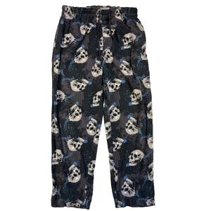 Michael Morgan Men's Med Skull Grunge‎ Cotton Lounge Pants Sleepwear